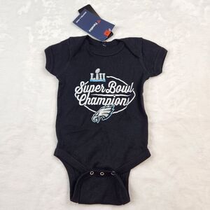 3/$25 NWT NFL Philadelphia Eagles Superbowl LII 52 Winner Baby Onesie 6 Months